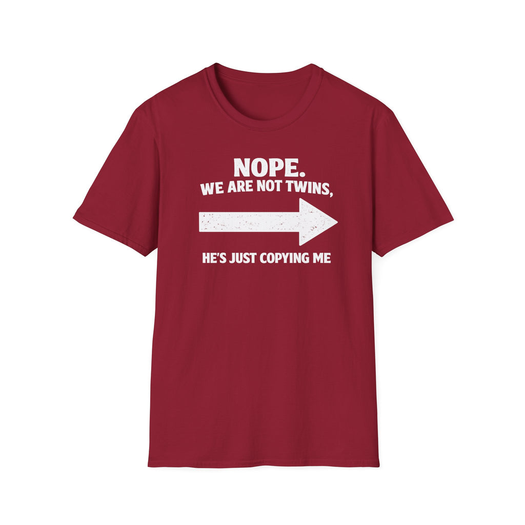 He Copies Me Right Softstyle T-Shirt