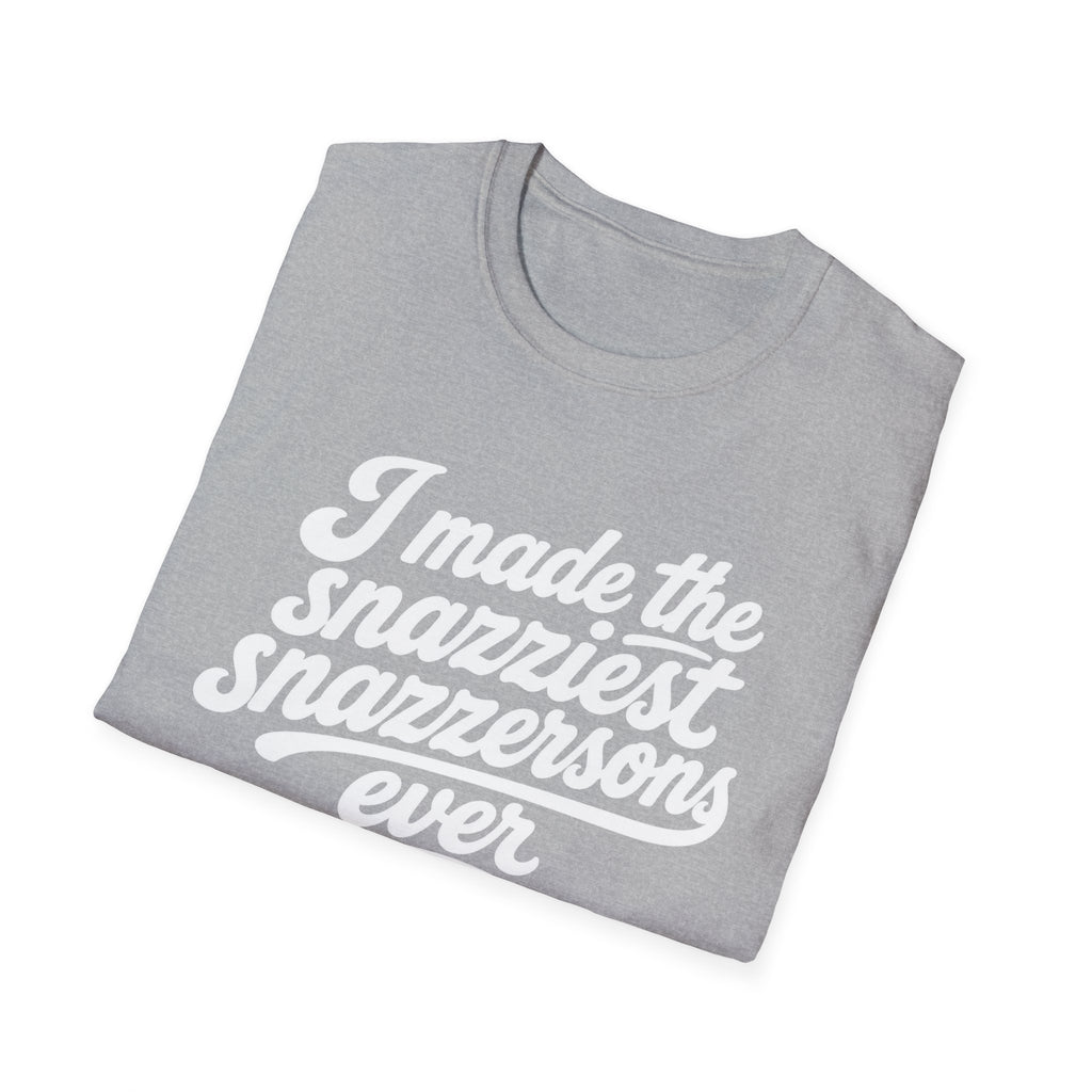 I made the Snazziest Snazzersons Ever Hilarious Twin Parent Shirt