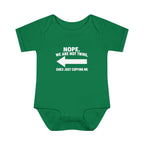 She Copies Left Infant Baby Rib Bodysuit