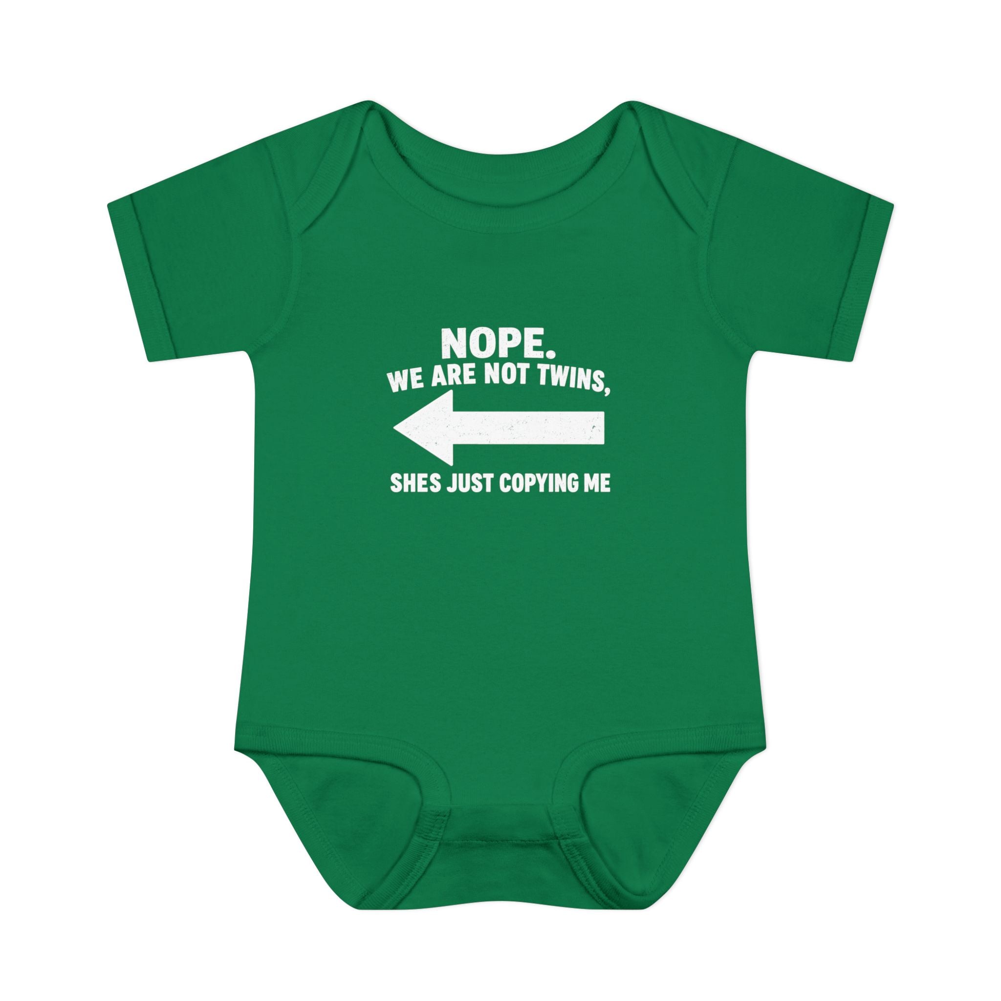 She Copies Left Infant Baby Rib Bodysuit