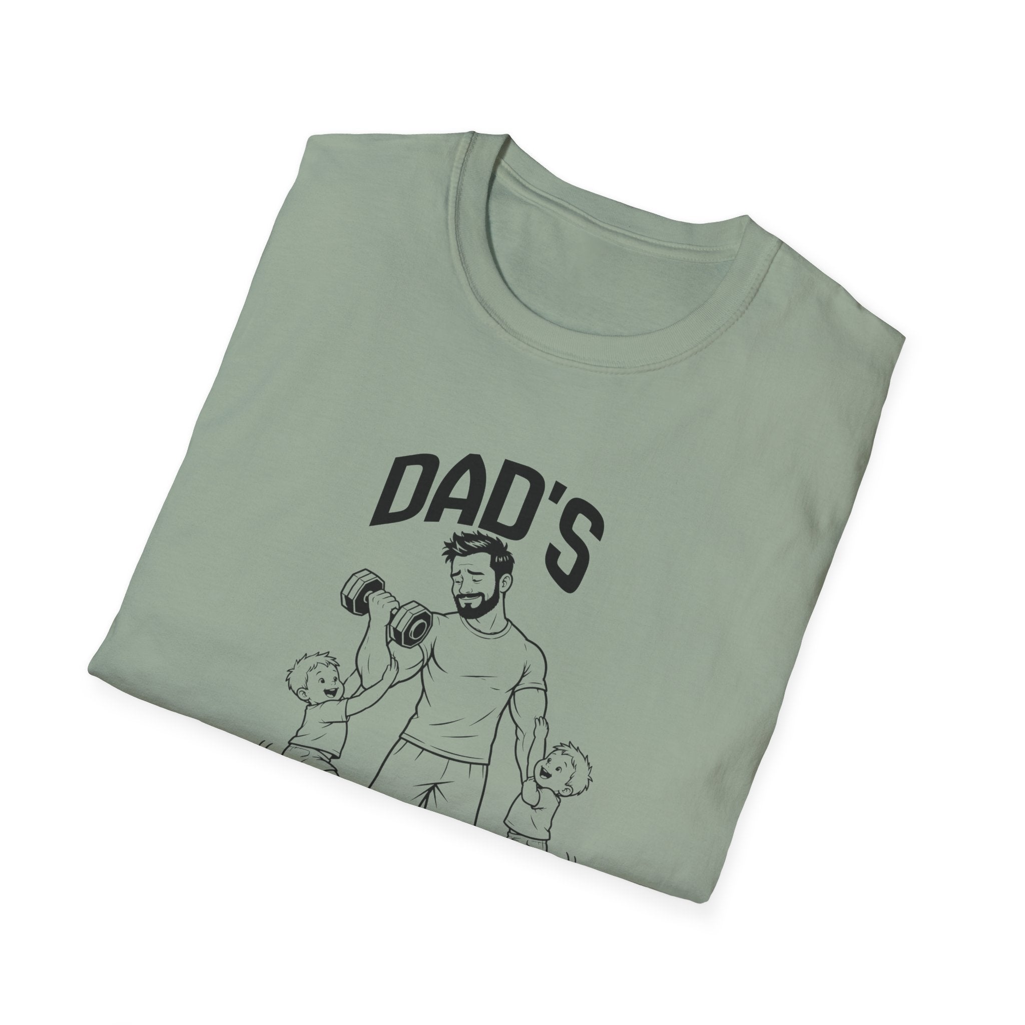 Dads Arm Day Funny Parents of Twins T-Shirt