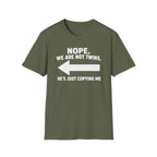 He copies me Left Softstyle T-Shirt