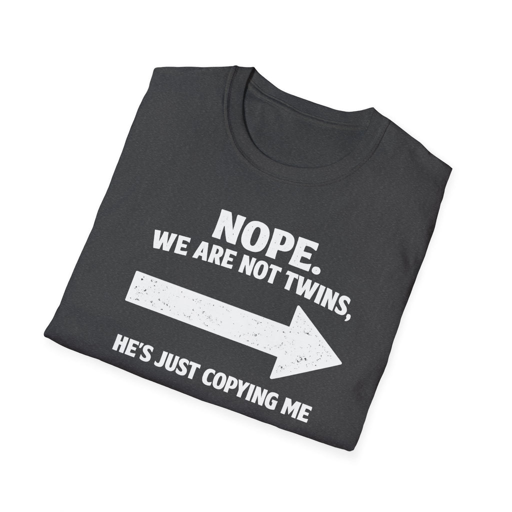 He Copies Me Right Softstyle T-Shirt