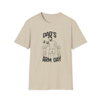Dads Arm Day Funny Parents of Twins T-Shirt