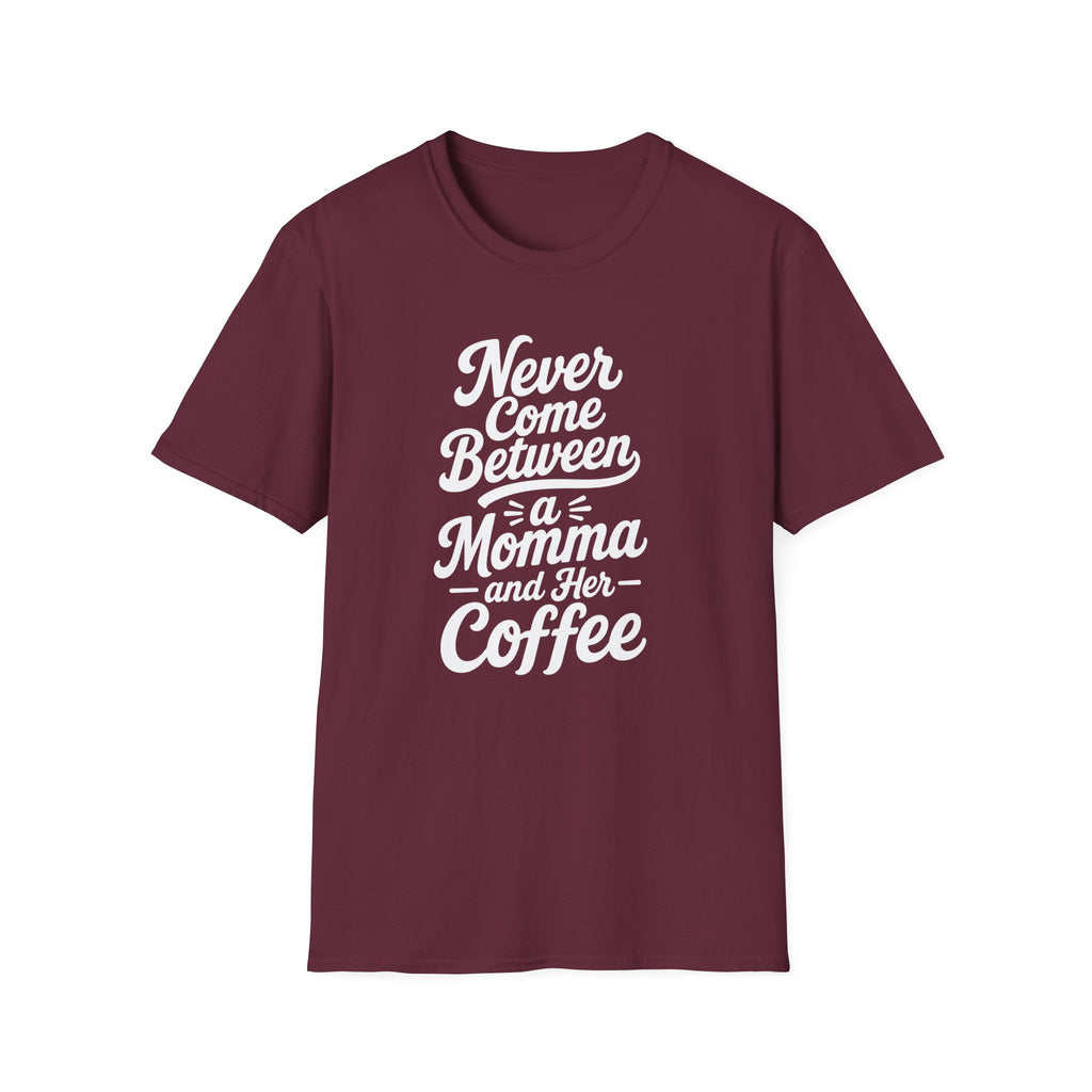Never Come Between a Momma and Her Coffee Hilarious Twin Parent Shirt