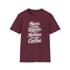Never Come Between a Momma and Her Coffee Hilarious Twin Parent Shirt