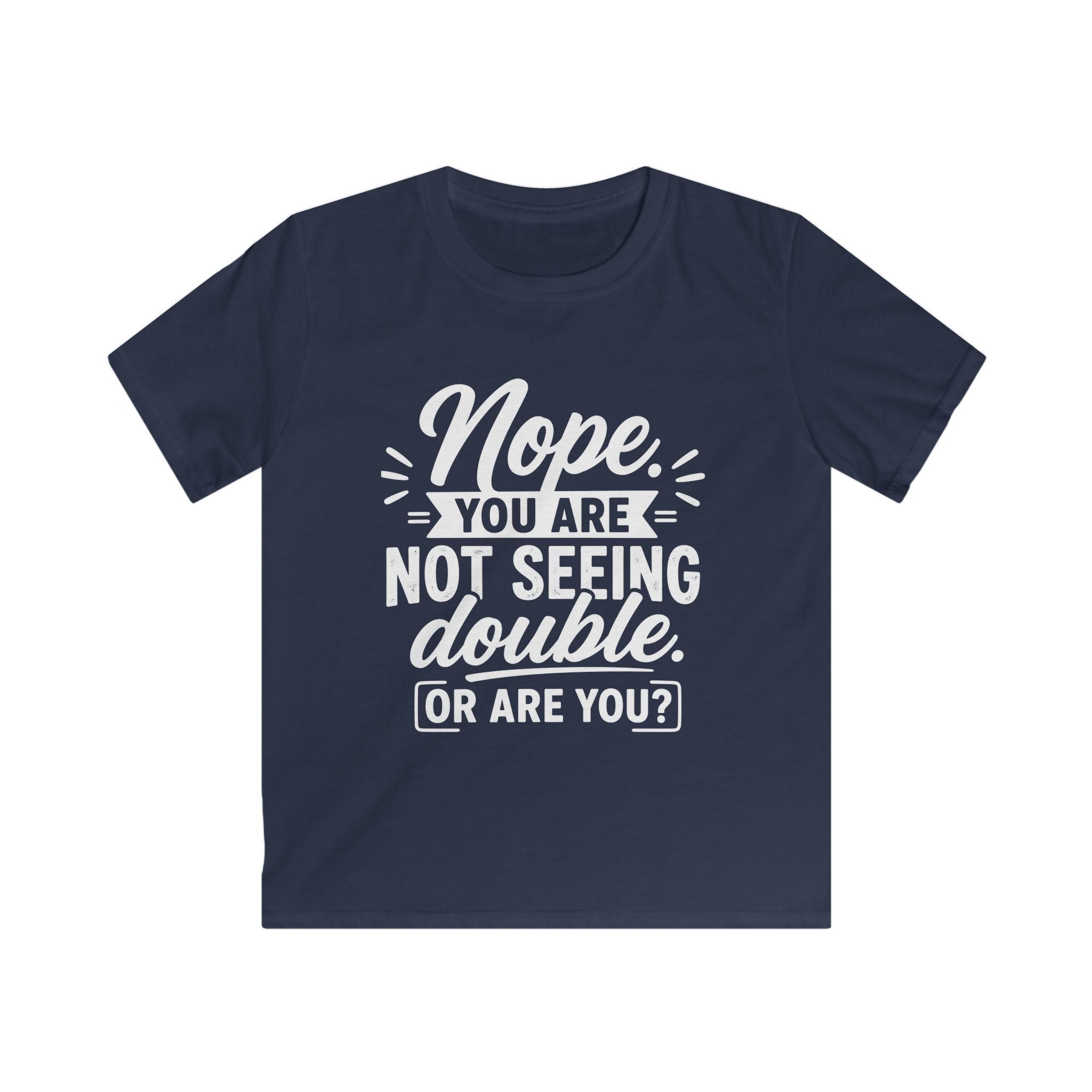 Nope. You are not seeing double, or are you Funny Kid Twin Tshirt