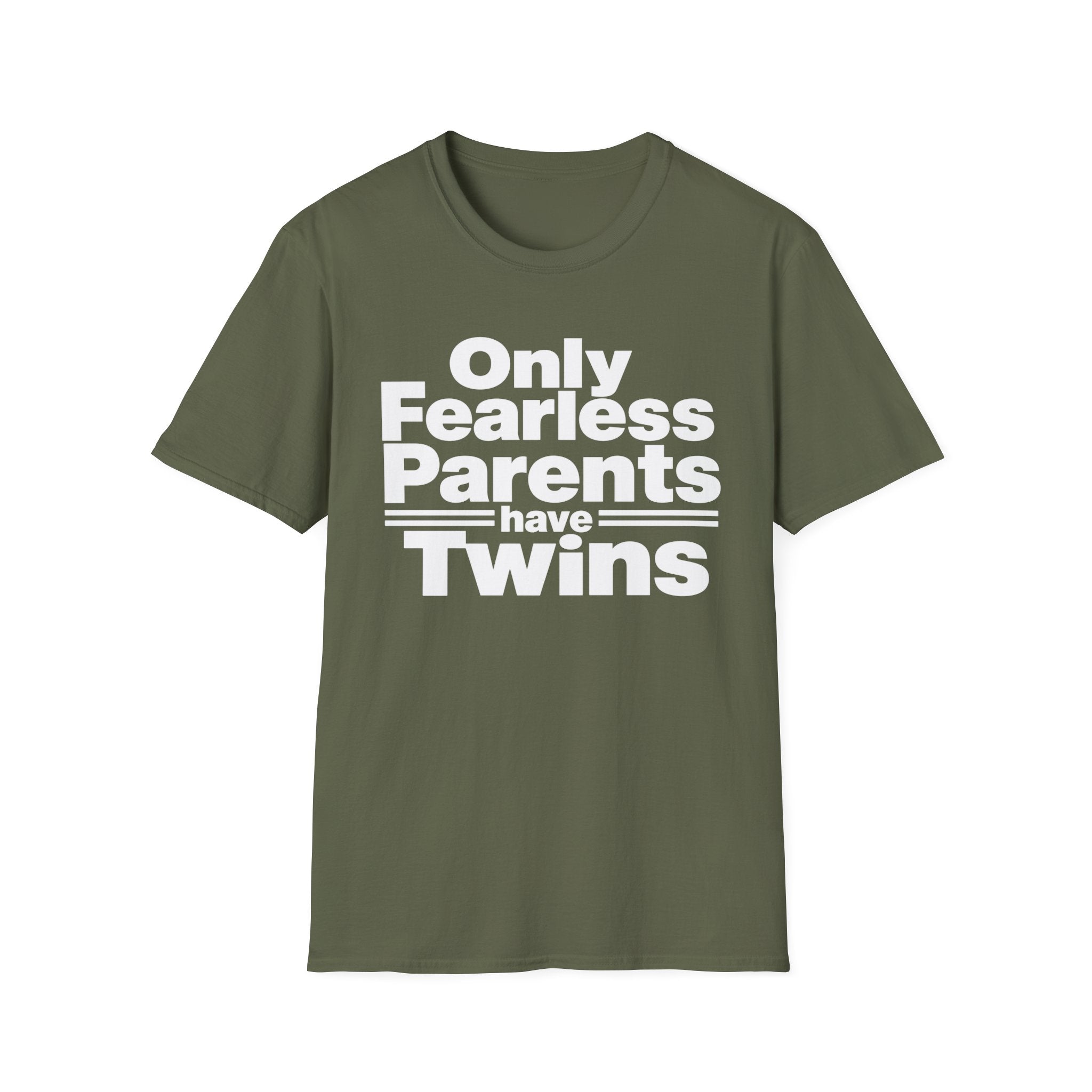 Only Fearless Parents Make Twins Hilarious Twin Parent Shirt