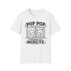 Pop Pop Needs a Minute Funny Family of Twins T-Shirt