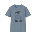 Dads Arm Day Funny Parents of Twins T-Shirt
