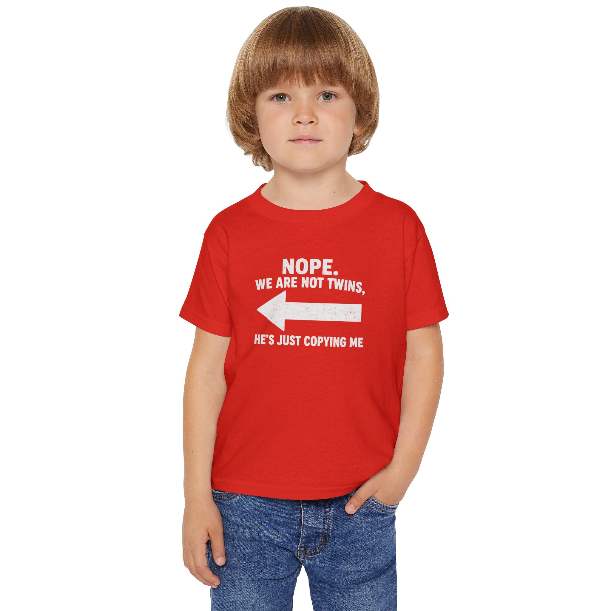 He Copies Me Left Toddler T-shirt