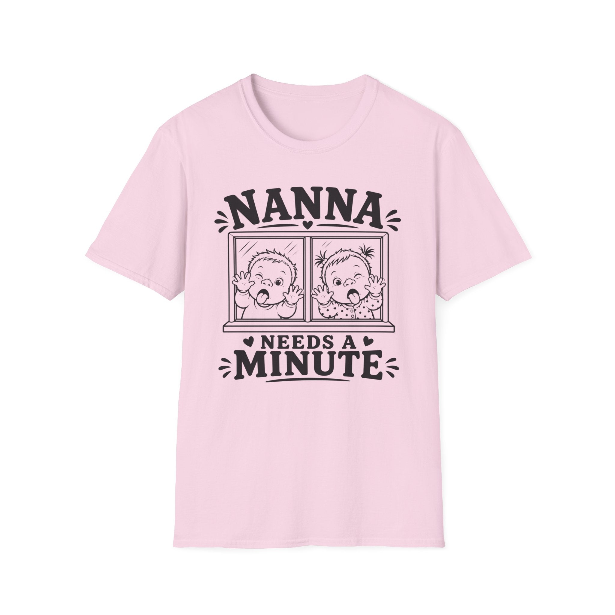 Nanna Needs a Minute Funny Family of Twin Shirts T-Shirt
