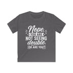 Nope. You are not seeing double, or are you Funny Kid Twin Tshirt