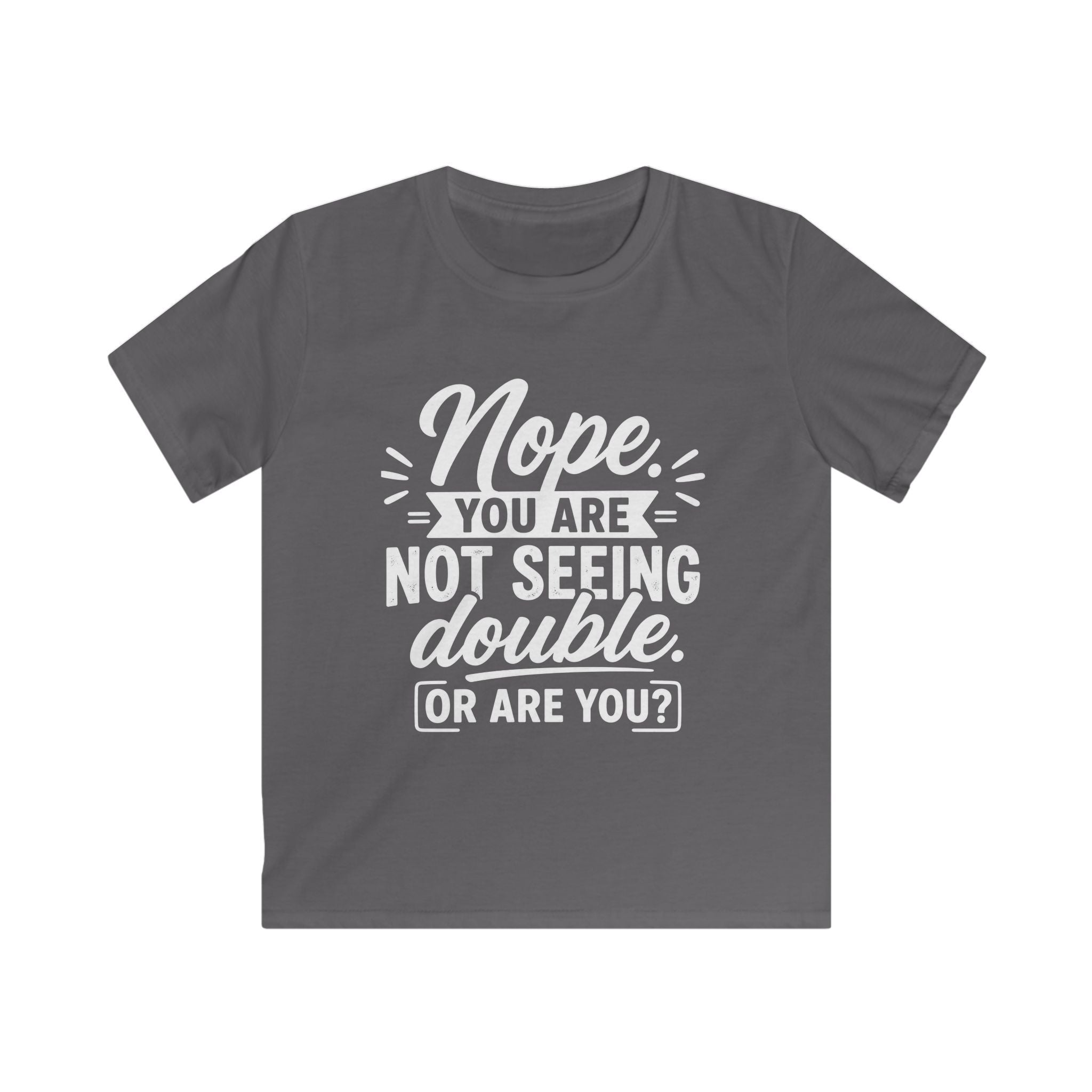 Nope. You are not seeing double, or are you Funny Kid Twin Tshirt