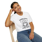 double coffe graphic Softstyle T-Shirt