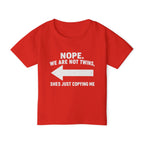 She Copies Me Left Toddler T-shirt