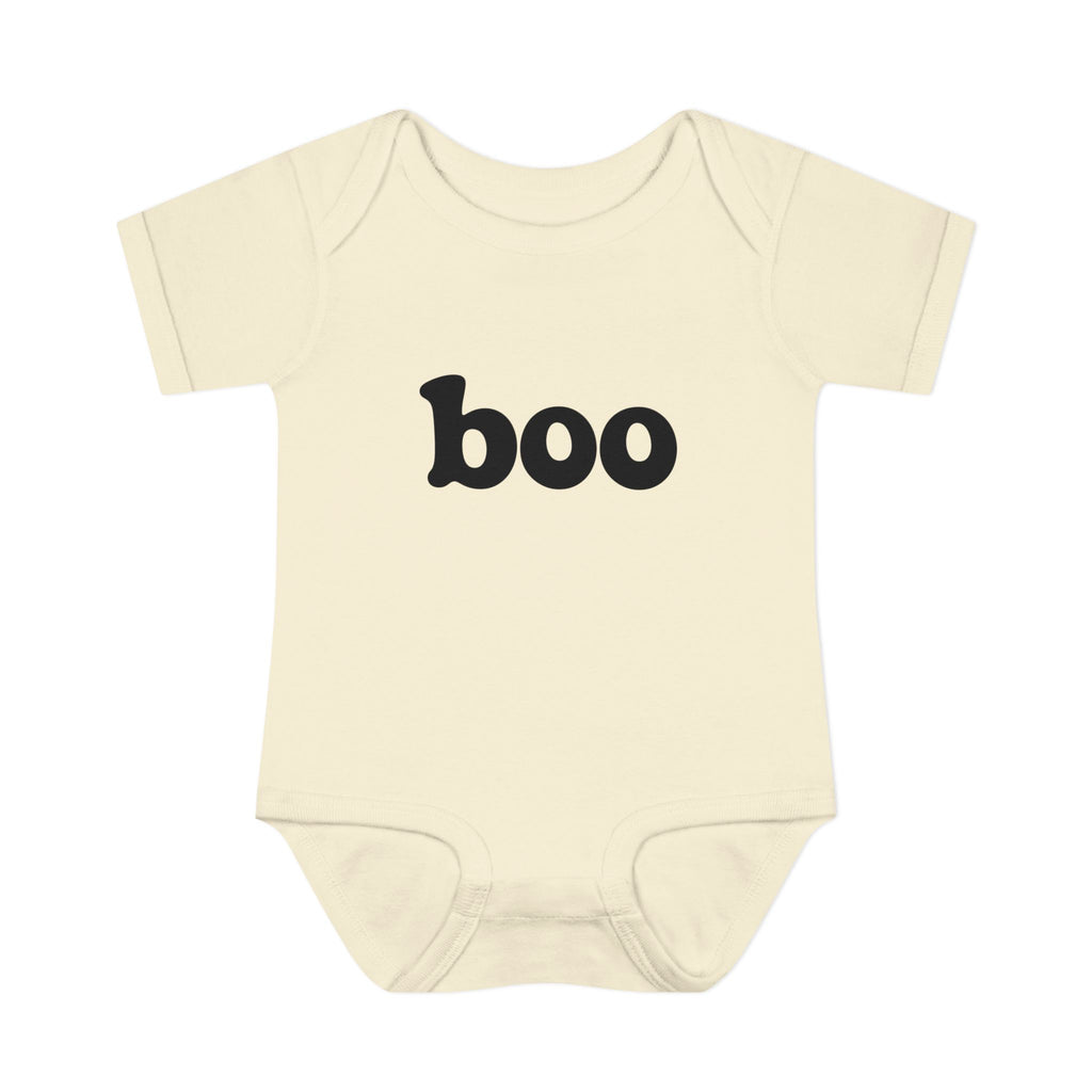 Boo Funny Twin Baby Bodysuit