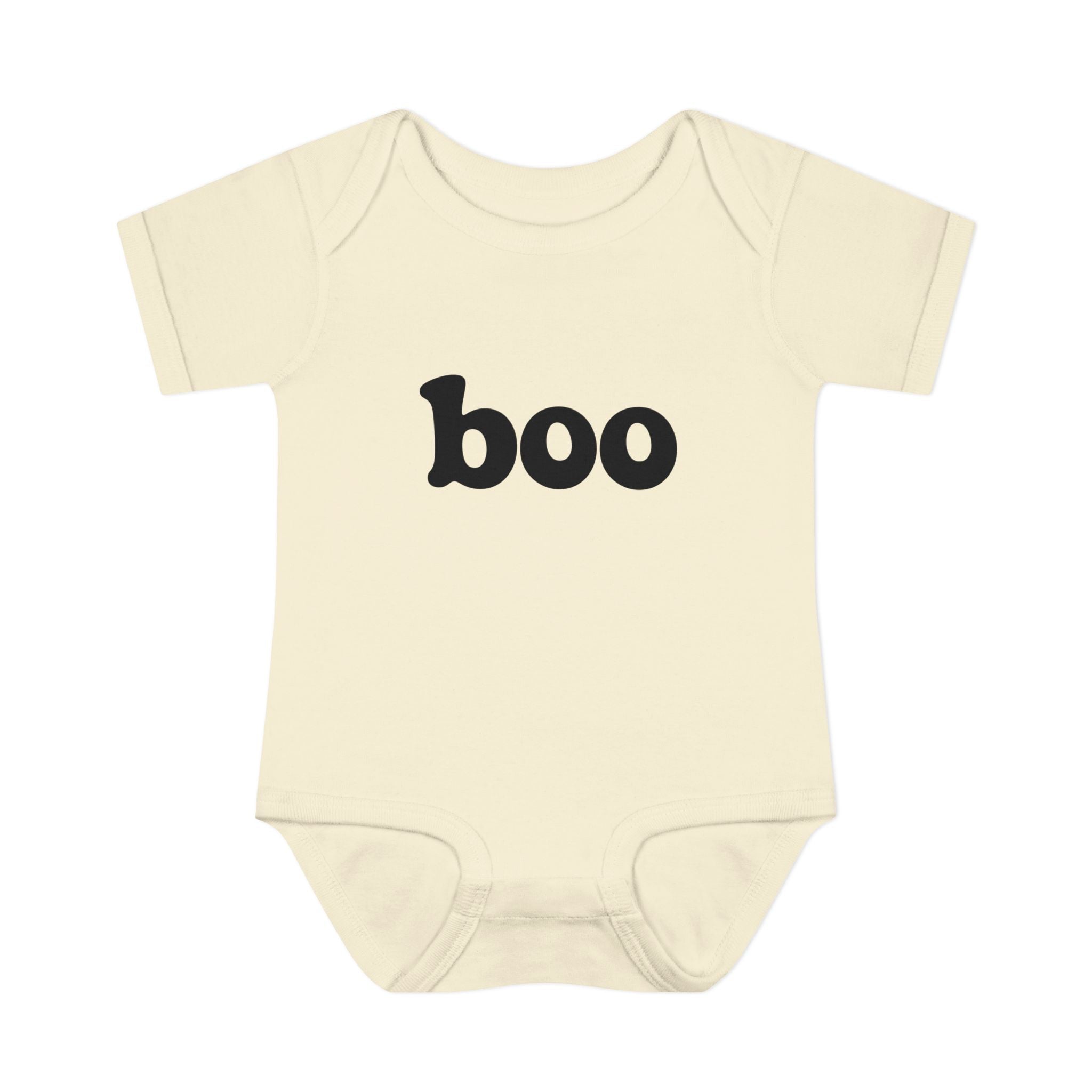 Boo Funny Twin Baby Bodysuit