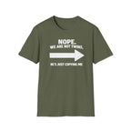 He Copies Me Right Softstyle T-Shirt