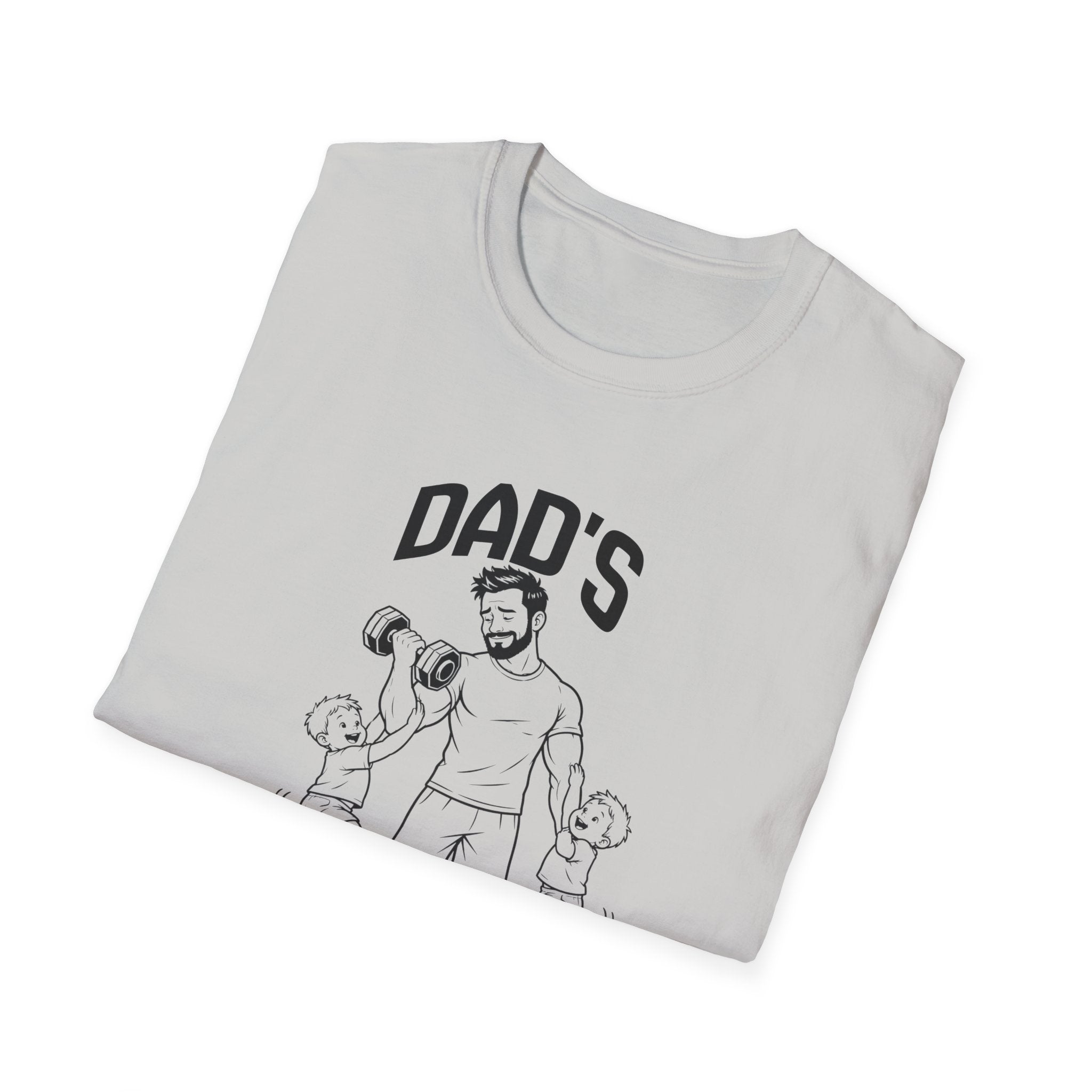 Dads Arm Day Funny Parents of Twins T-Shirt