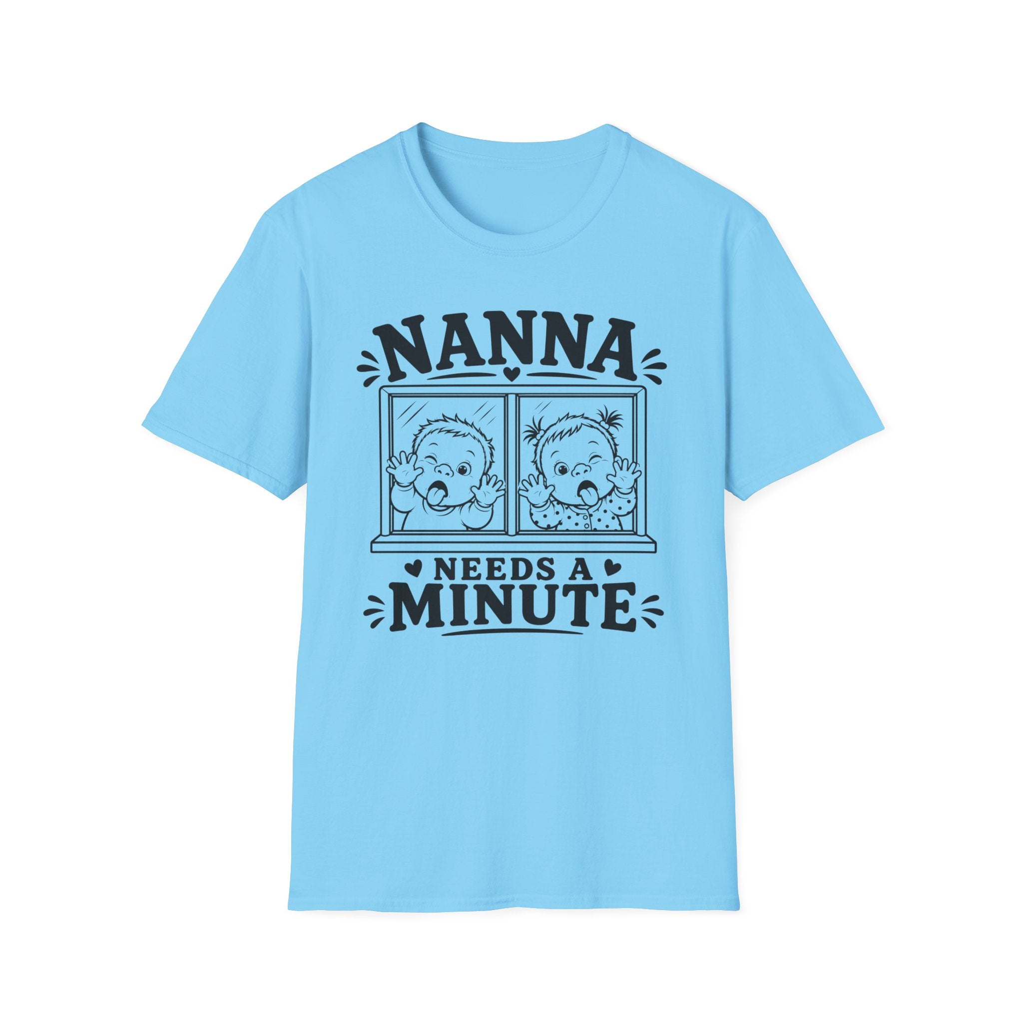 Nanna Needs a Minute Funny Family of Twin Shirts T-Shirt