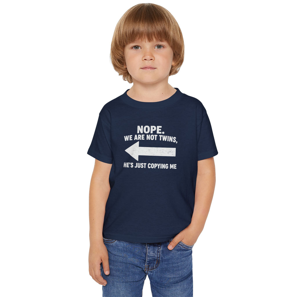 He Copies Me Left Toddler T-shirt