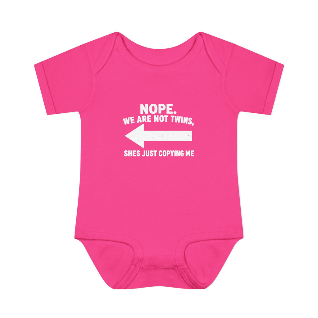 She Copies Left Infant Baby Rib Bodysuit