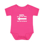 She Copies Left Infant Baby Rib Bodysuit