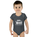 He Copies Left Infant Baby Rib Bodysuit