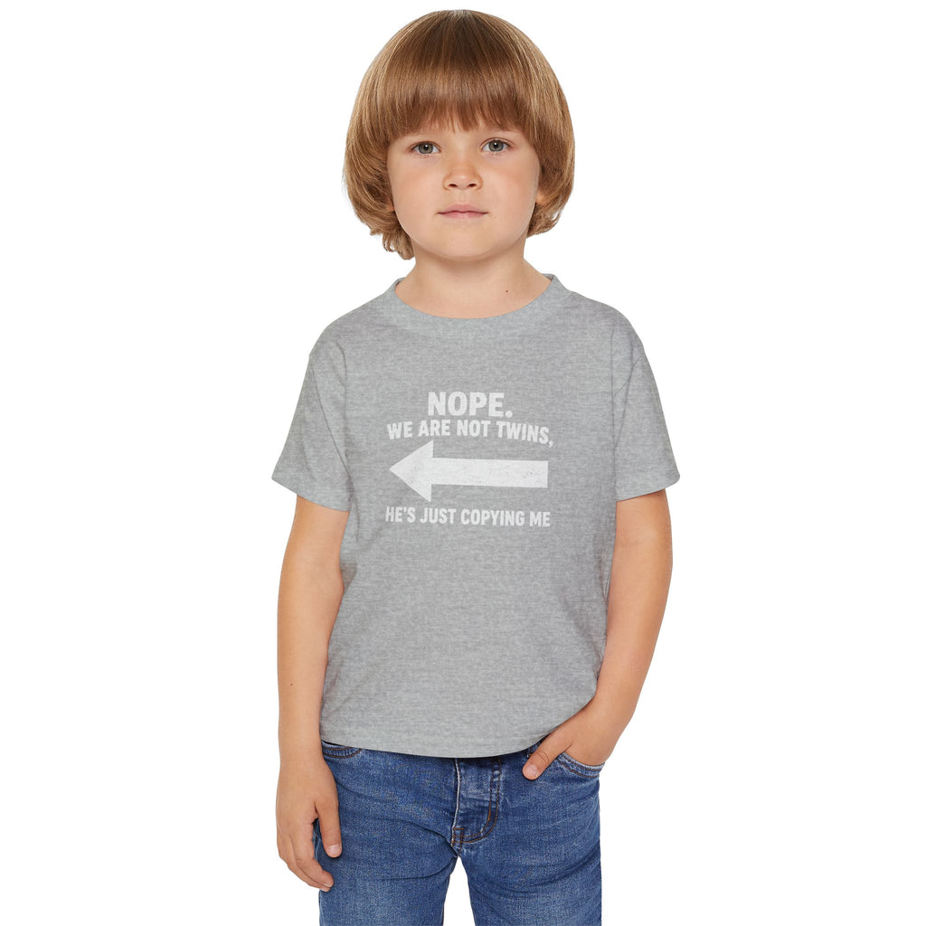 He Copies Me Left Toddler T-shirt