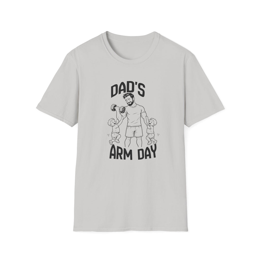 Dads Arm Day Funny Parents of Twins T-Shirt