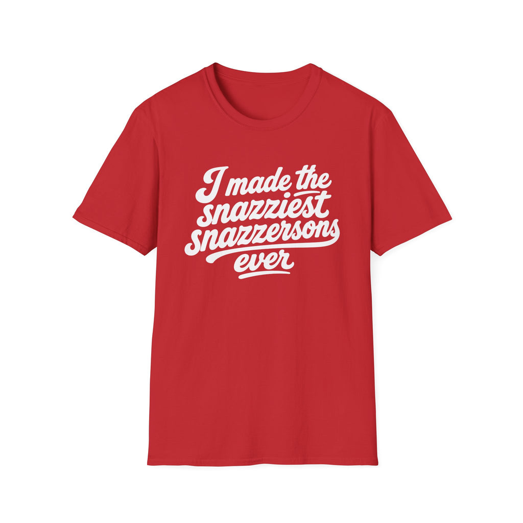 I made the Snazziest Snazzersons Ever Hilarious Twin Parent Shirt