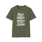 Never Come Between a Momma and Her Coffee Hilarious Twin Parent Shirt
