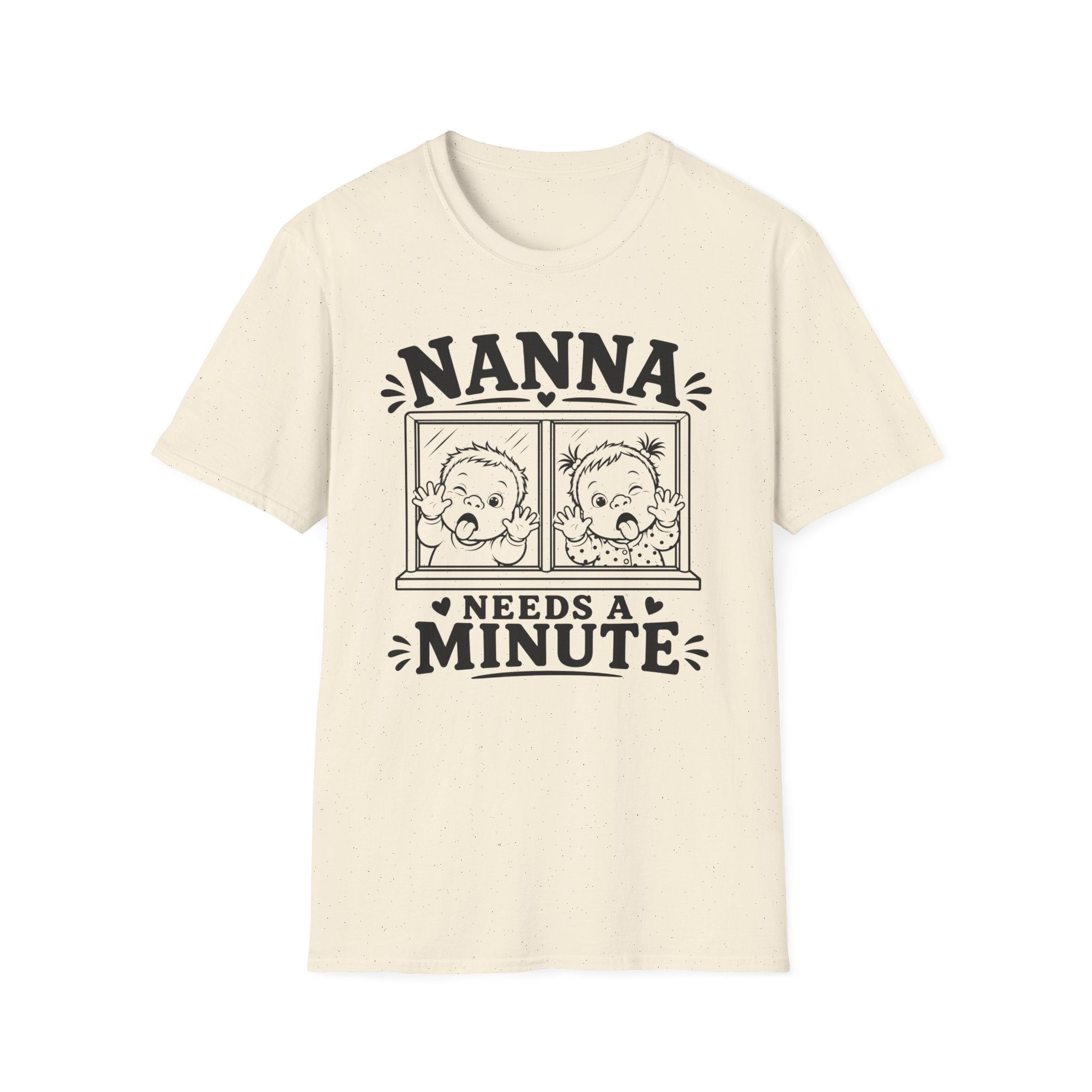 Nanna Needs a Minute Funny Family of Twin Shirts T-Shirt
