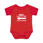 She Copies Left Infant Baby Rib Bodysuit