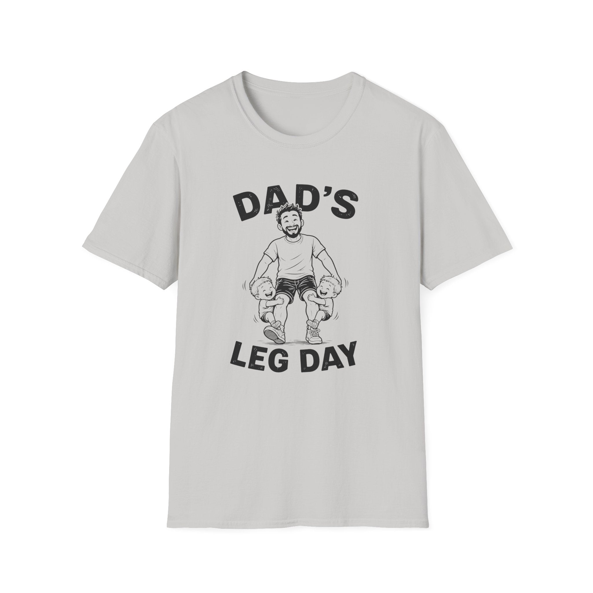 Dads Leg Day Funny Parents of Twins T-Shirt