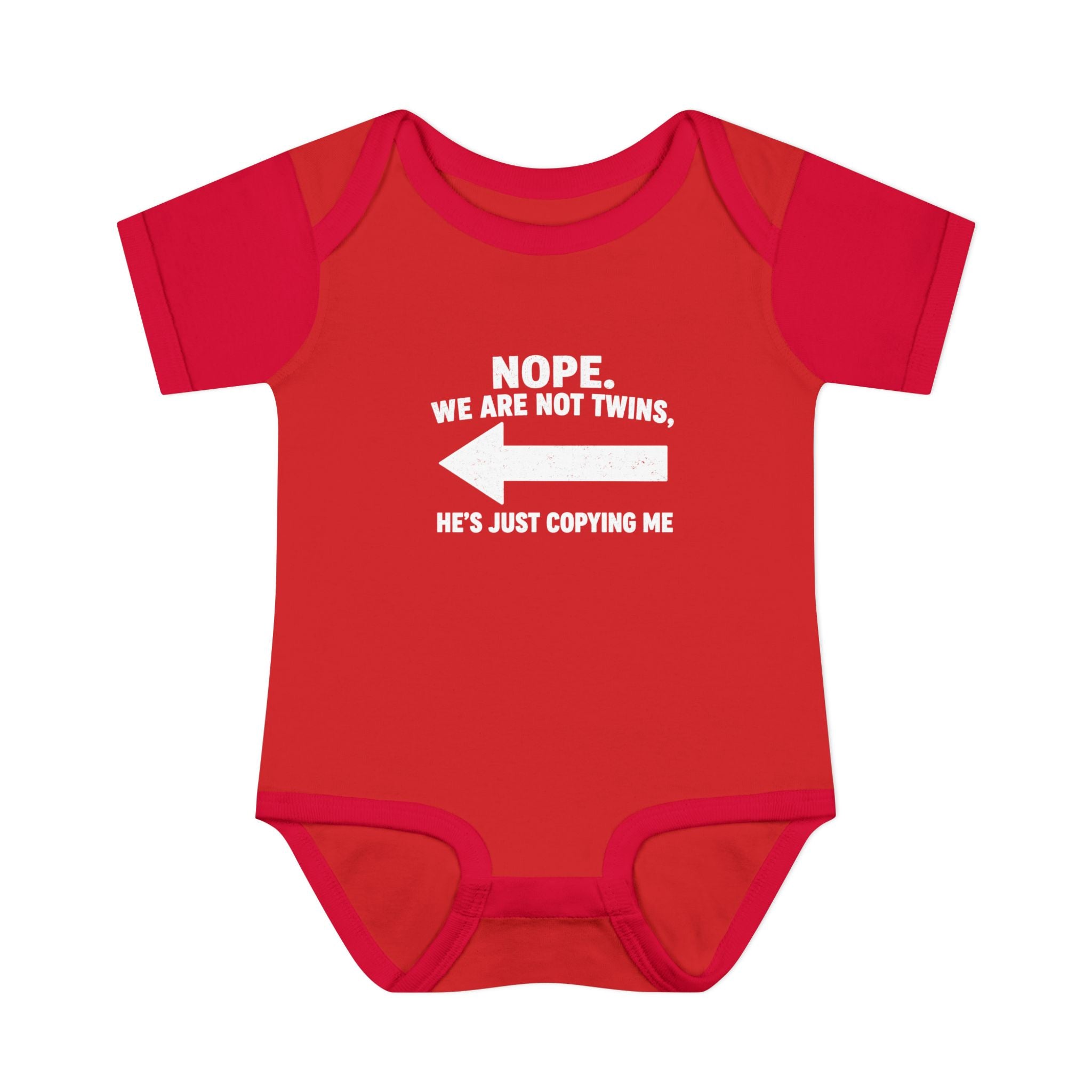 He Copies Left Infant Baby Rib Bodysuit