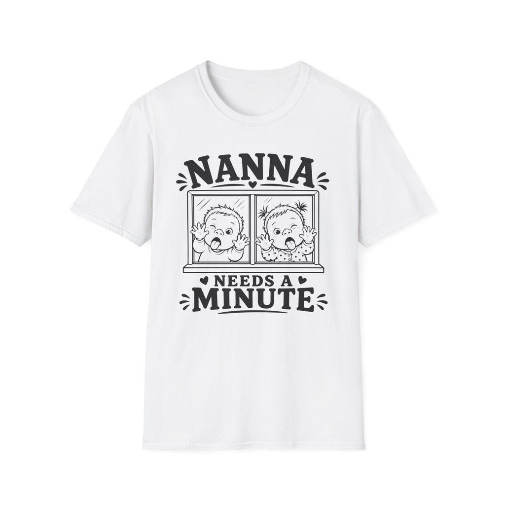 Nanna Needs a Minute Funny Family of Twin Shirts T-Shirt