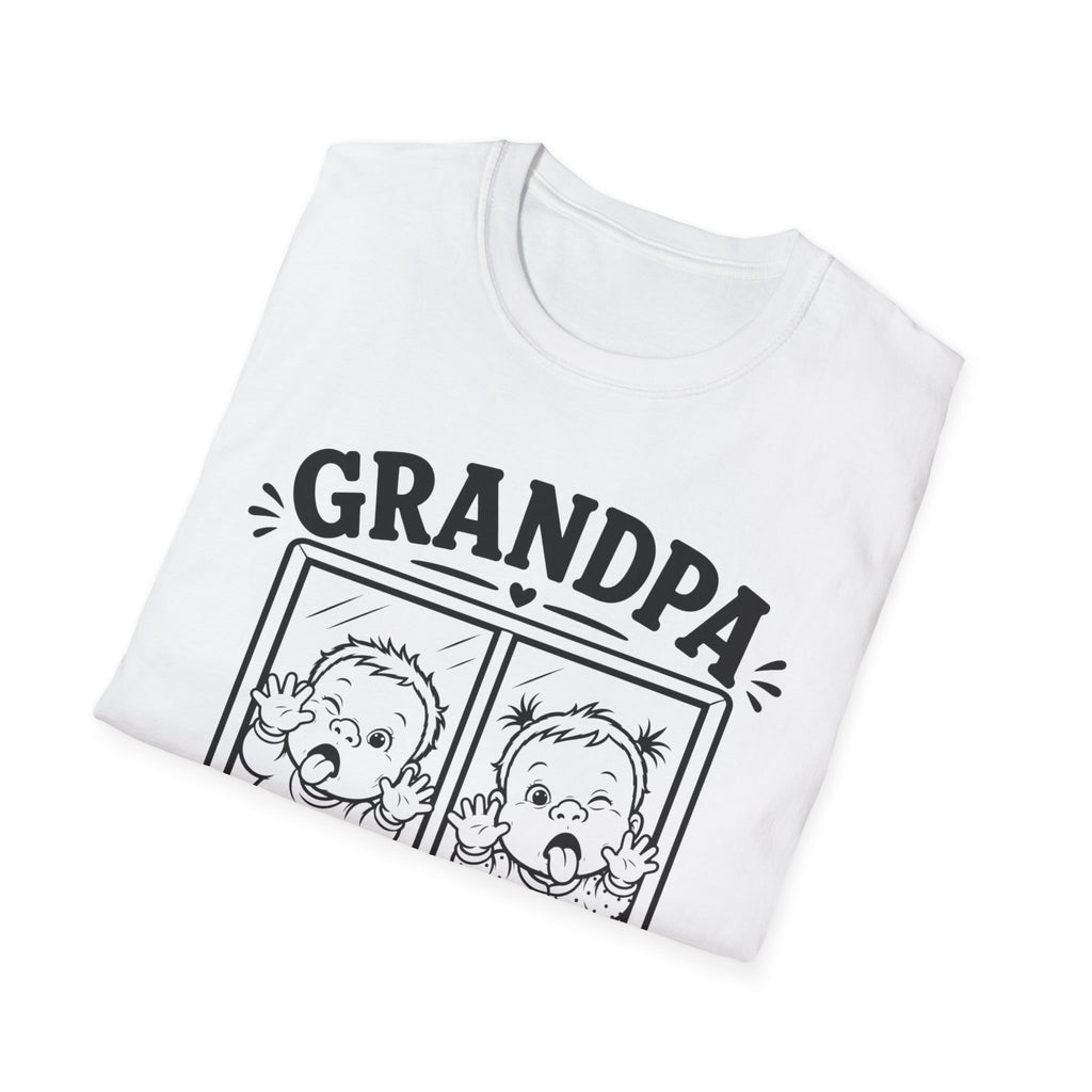 Grandpa Needs a Minute Funny Twin Shirt