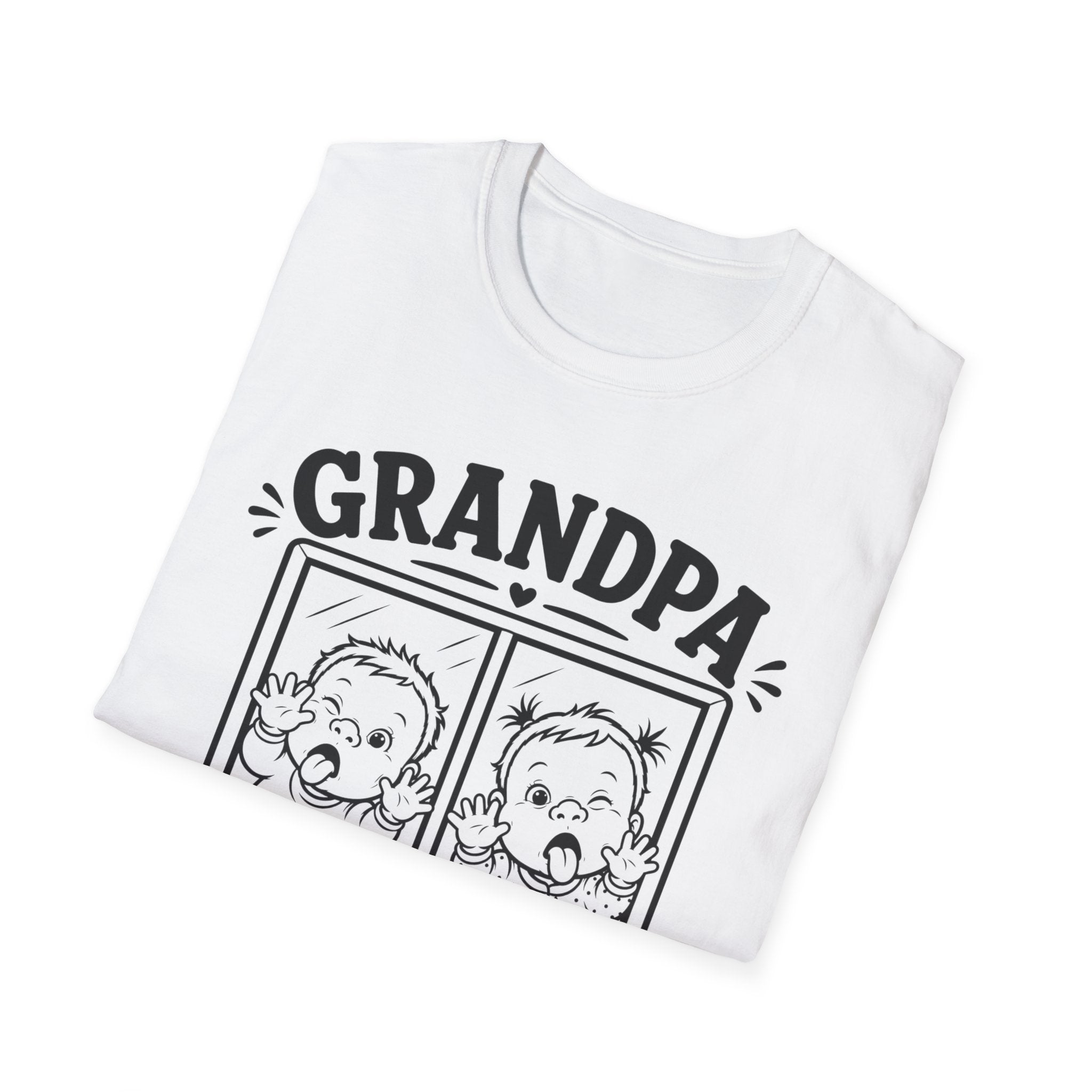 Grandpa Needs a Minute Funny Twin Shirt