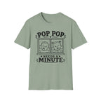 Pop Pop Needs a Minute Funny Family of Twins T-Shirt