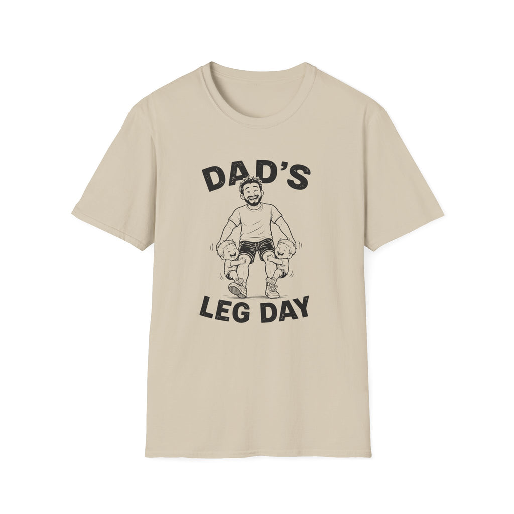 Dads Leg Day Funny Parents of Twins T-Shirt