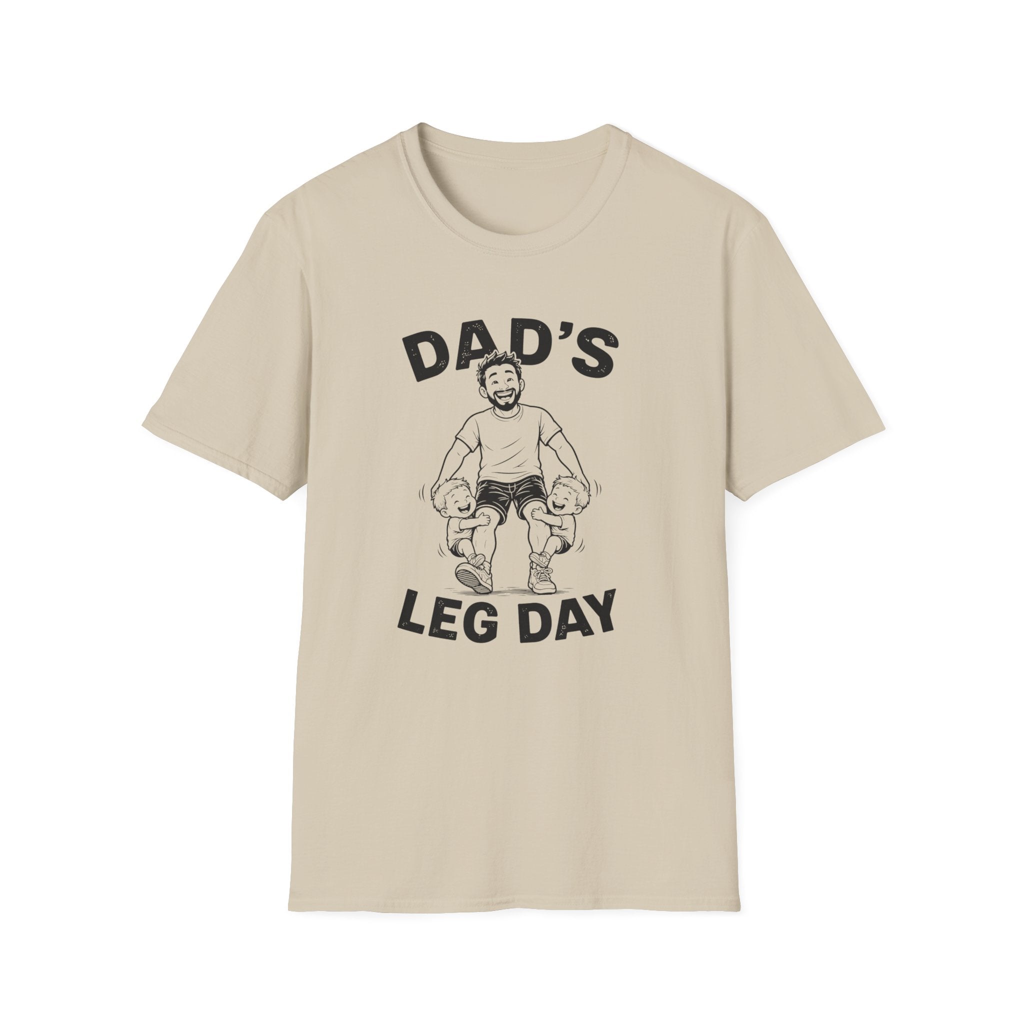Dads Leg Day Funny Parents of Twins T-Shirt