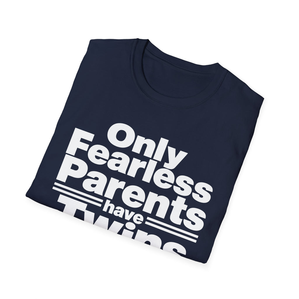 Only Fearless Parents Make Twins Hilarious Twin Parent Shirt