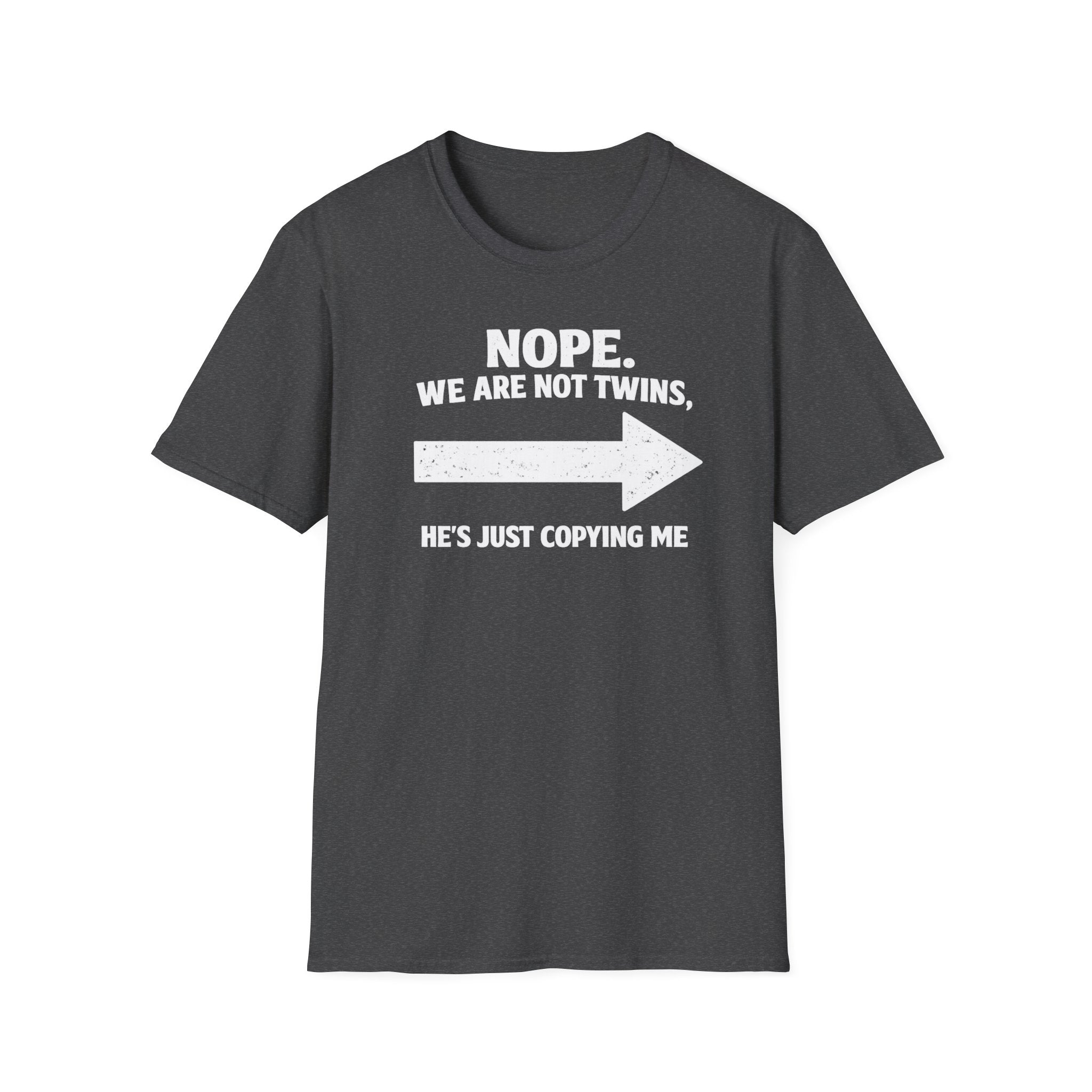 He Copies Me Right Softstyle T-Shirt