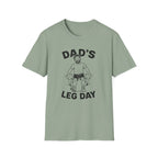 Dads Leg Day Funny Parents of Twins T-Shirt