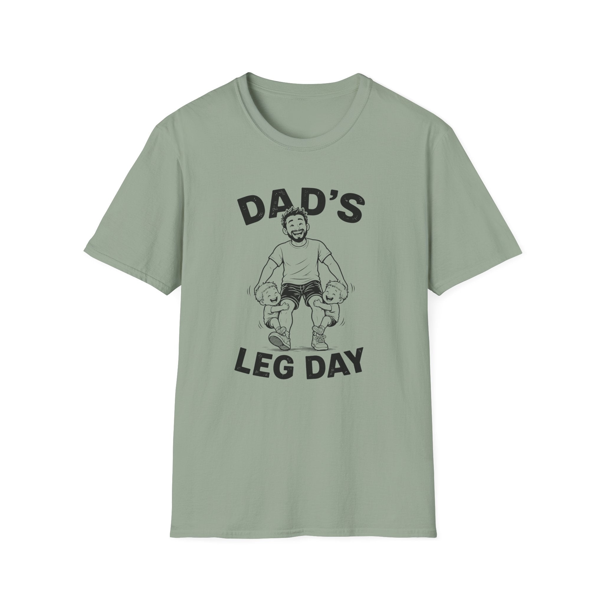 Dads Leg Day Funny Parents of Twins T-Shirt