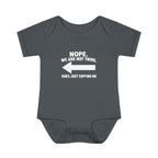 She Copies Left Infant Baby Rib Bodysuit