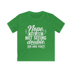 Nope. You are not seeing double, or are you Funny Kid Twin Tshirt