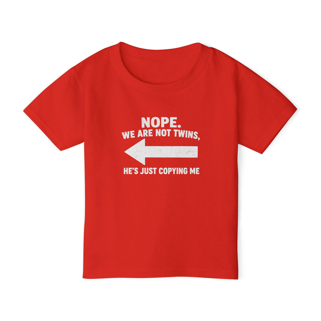He Copies Me Left Toddler T-shirt